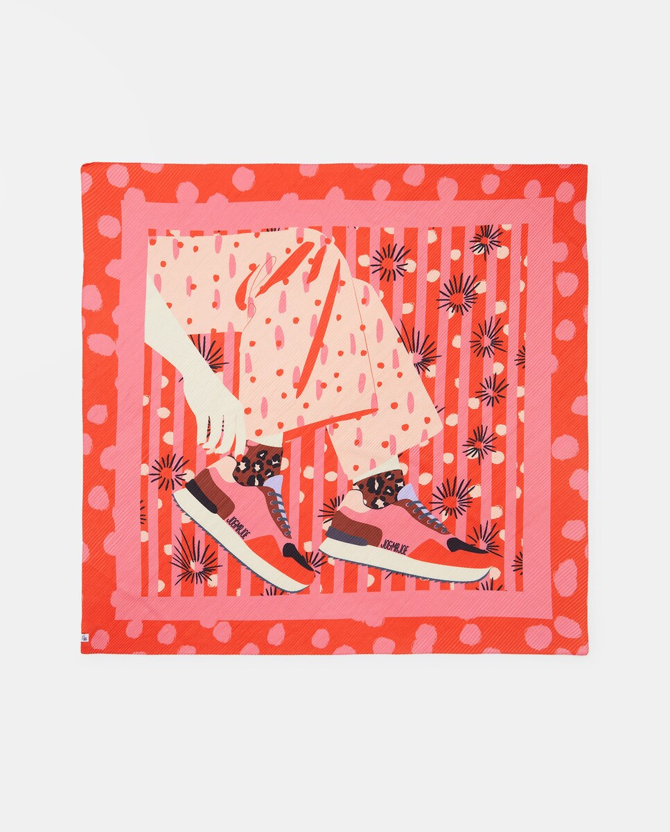 Foulard à imprimé fantaisie