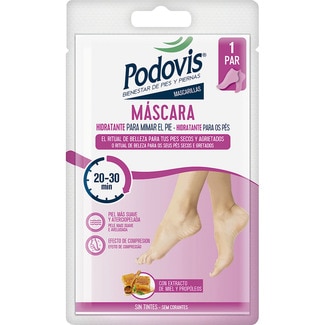 mascarilla de pies hidratante efecto compresión con extracto de miel y propóleos blister 1 unidad - Podovis