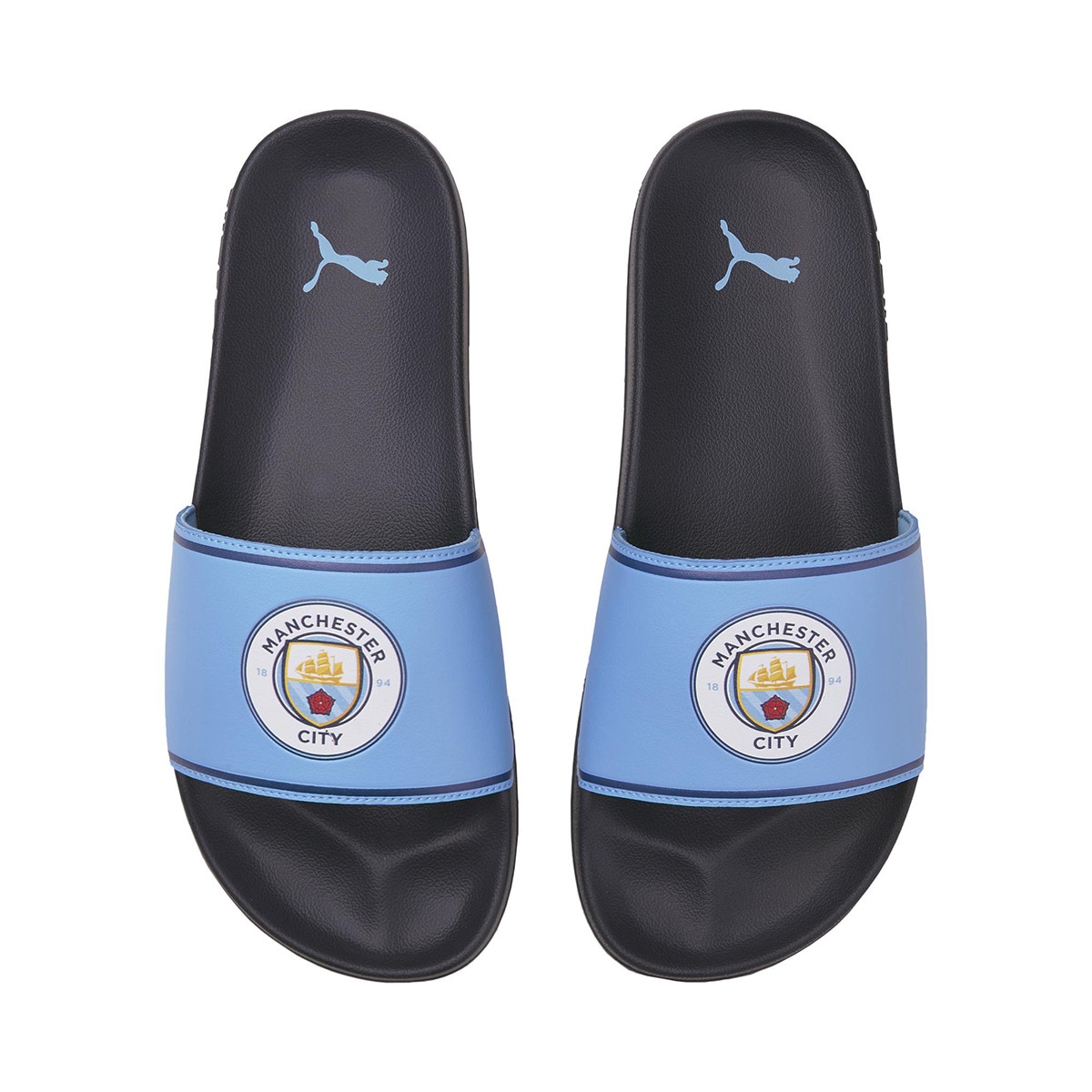 Chinelos Unissexo Leadcat 2.0 Manchester City FC Azul-3