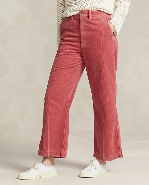 Imagen 0 de Pantalones de mujer rectos de algodón