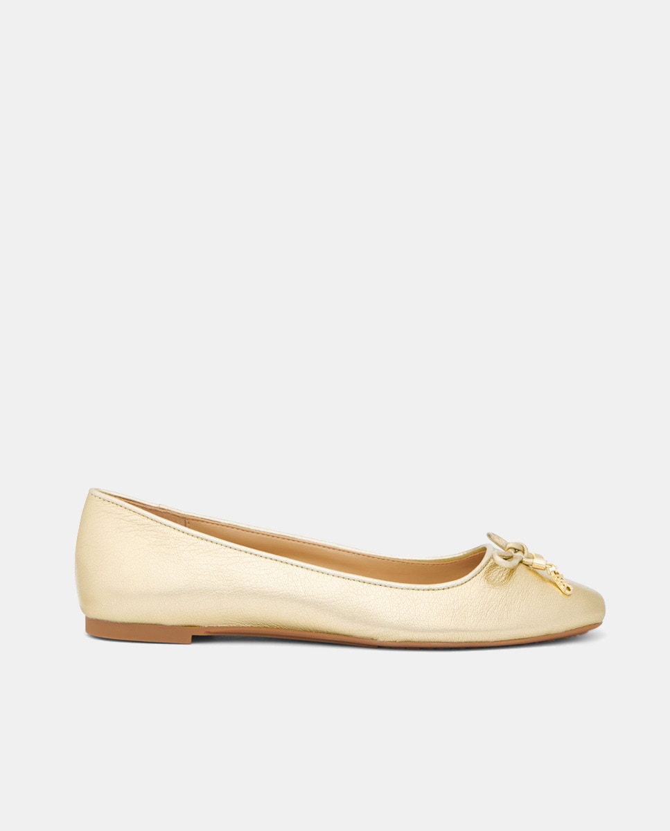 Ballerines Ni avec n?ud sur le dessus et appliques