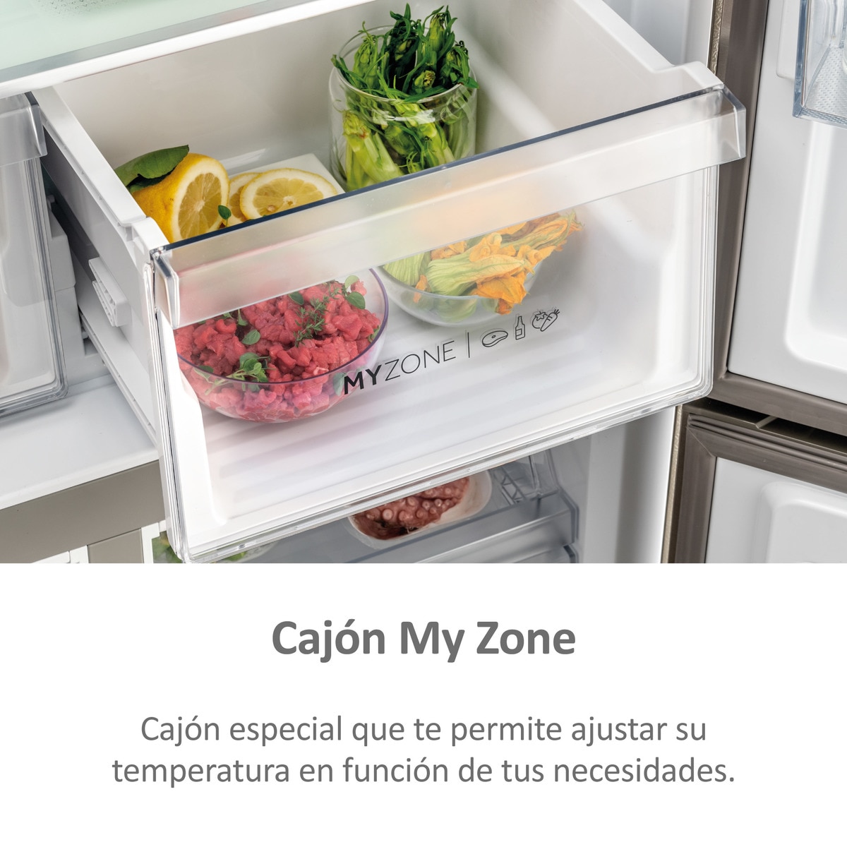Frigorífico americano Haier Total No Frost Cube 90 Series 5 - HCR5919ENMM Inox-11
