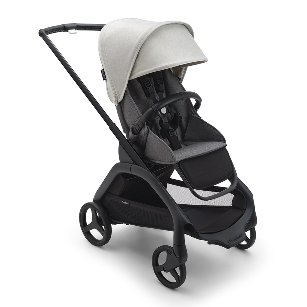 Imagem 0 de Carrinho de Passeio Dragonfly - Base Preto/Cinzento Melange com Capota Branco Névoa