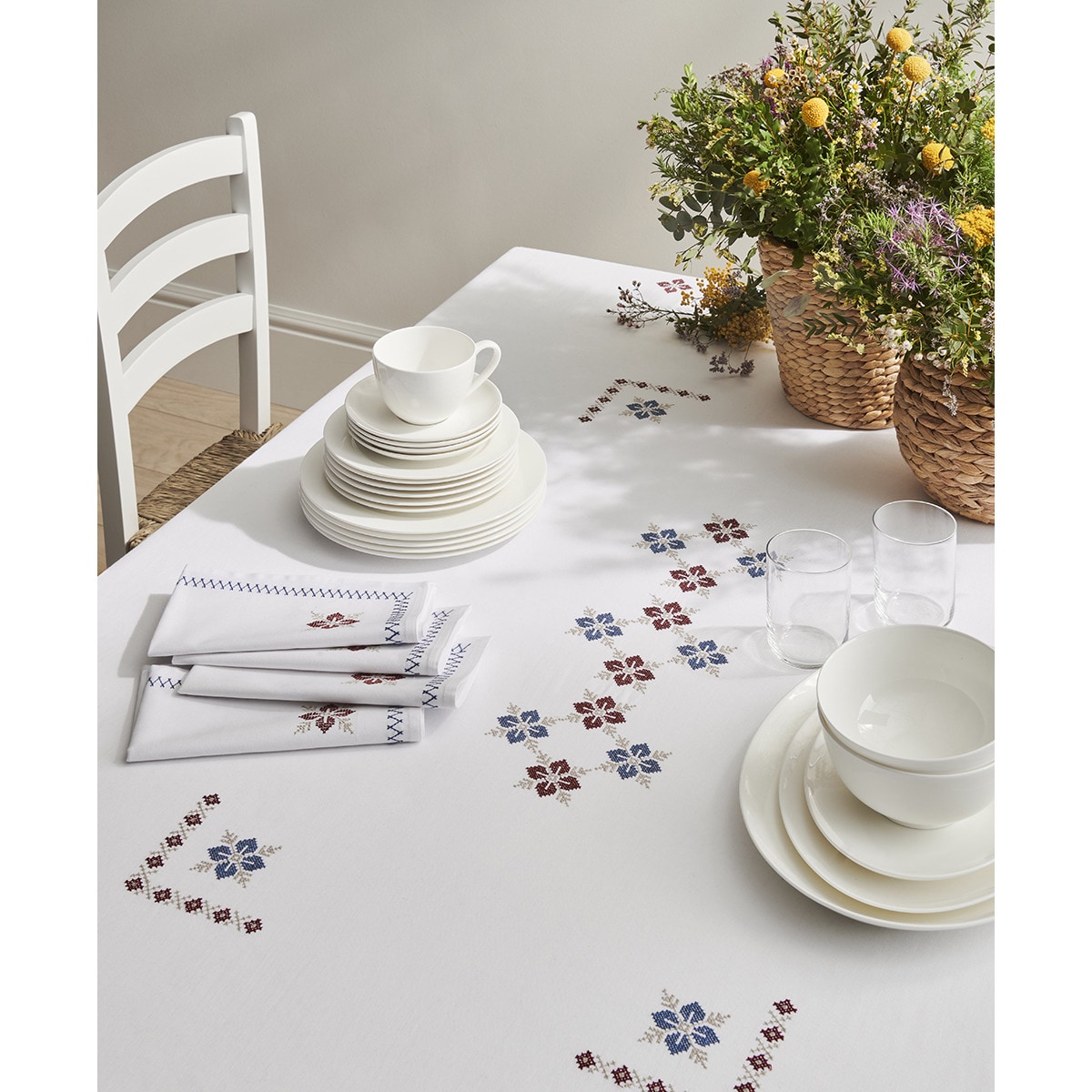 Prato de Sobremesa Sofía - Branco Branco-7