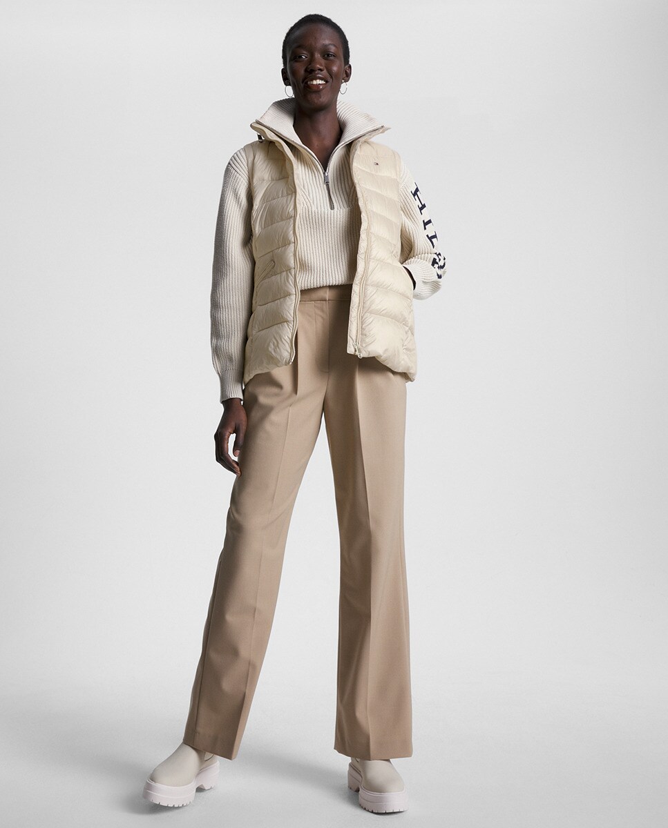 Doudoune sans manches zippée