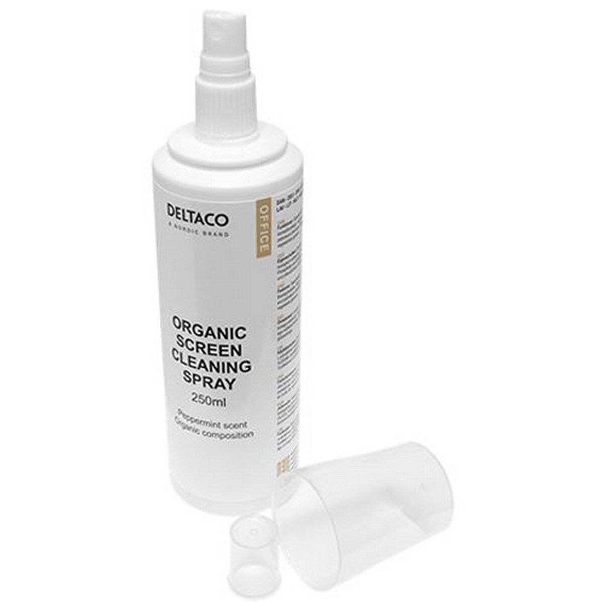 Spray de Limpeza Deltaco para Ecrãs Biodegradável 250 ml - Hortelã Pimenta 1