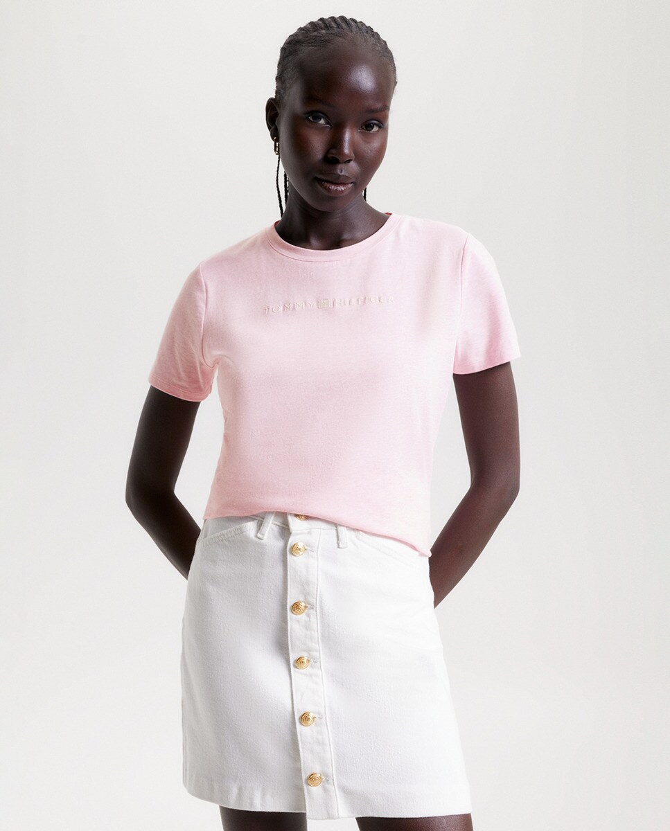 Tshirt col rond et manches courtes