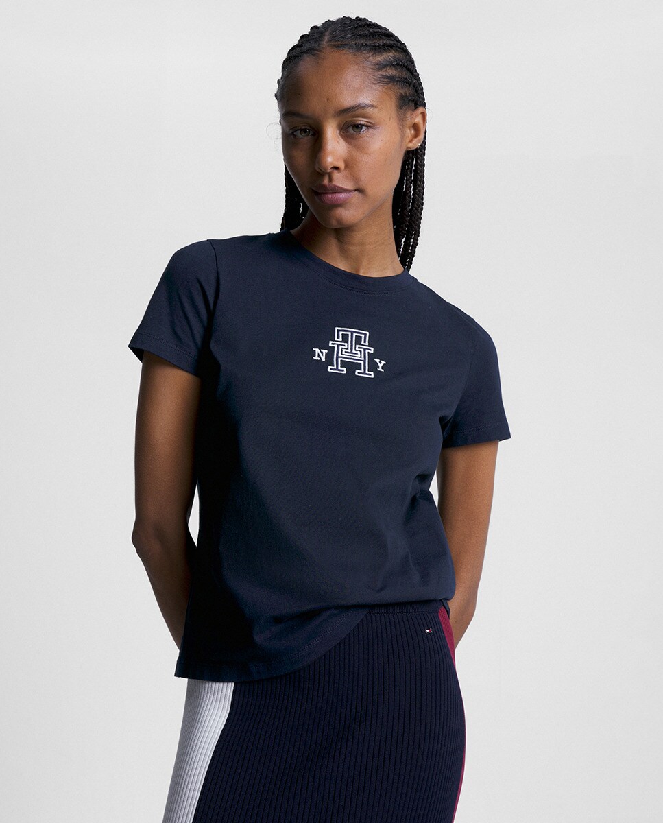 Tshirt col rond et manches courtes