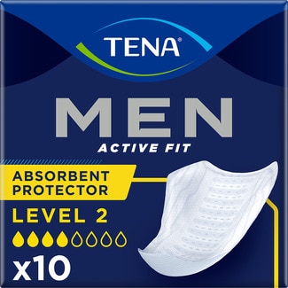Men Discreet compresas para la incontinencia level 2 caja 10 unidades - Tena