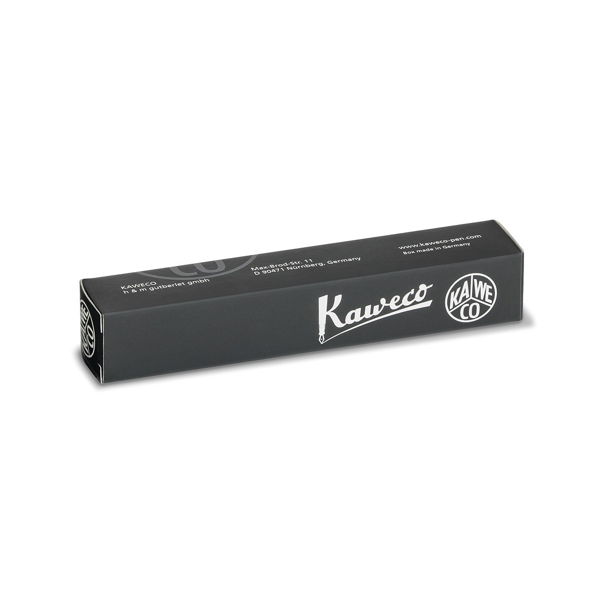 Caneta Roller Ball com Tampa Sport Classic Kaweco Preta e Dourada 2