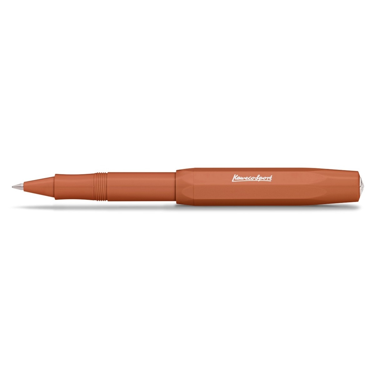 Imagem 0 de Caneta esferográfica com tampa Sport Skyline Especial Kaweco terracota e cromada