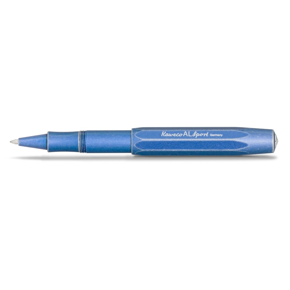 Imagem 0 de Caneta esferográfica com tampa Alu Sport Kaweco Jeans azul e alumínio