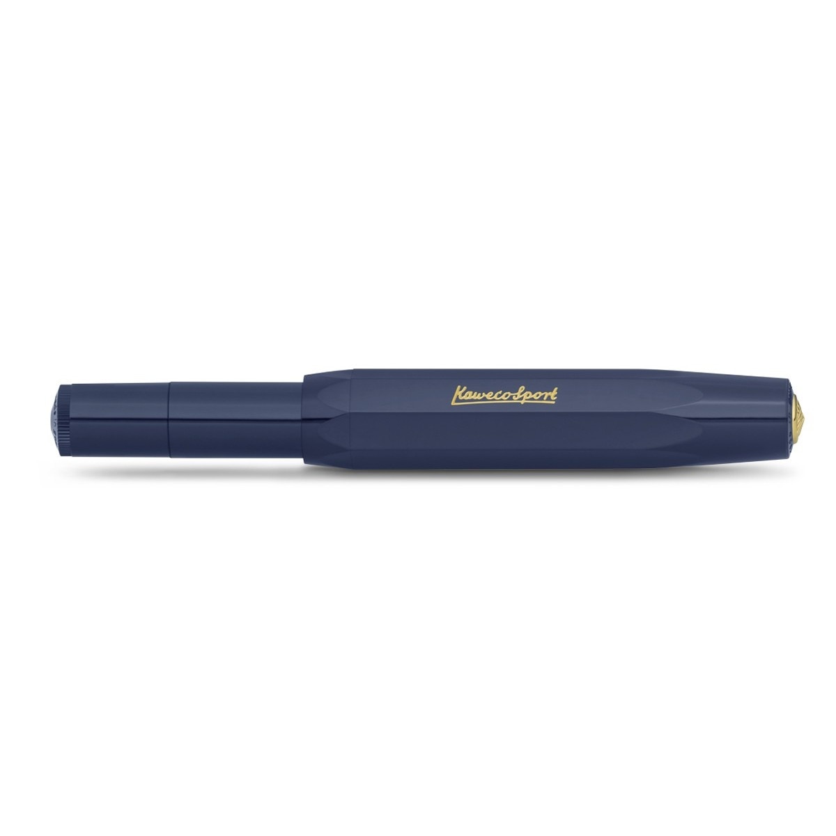 Caneta de aparo Sport Classic Kaweco azul e dourada 2