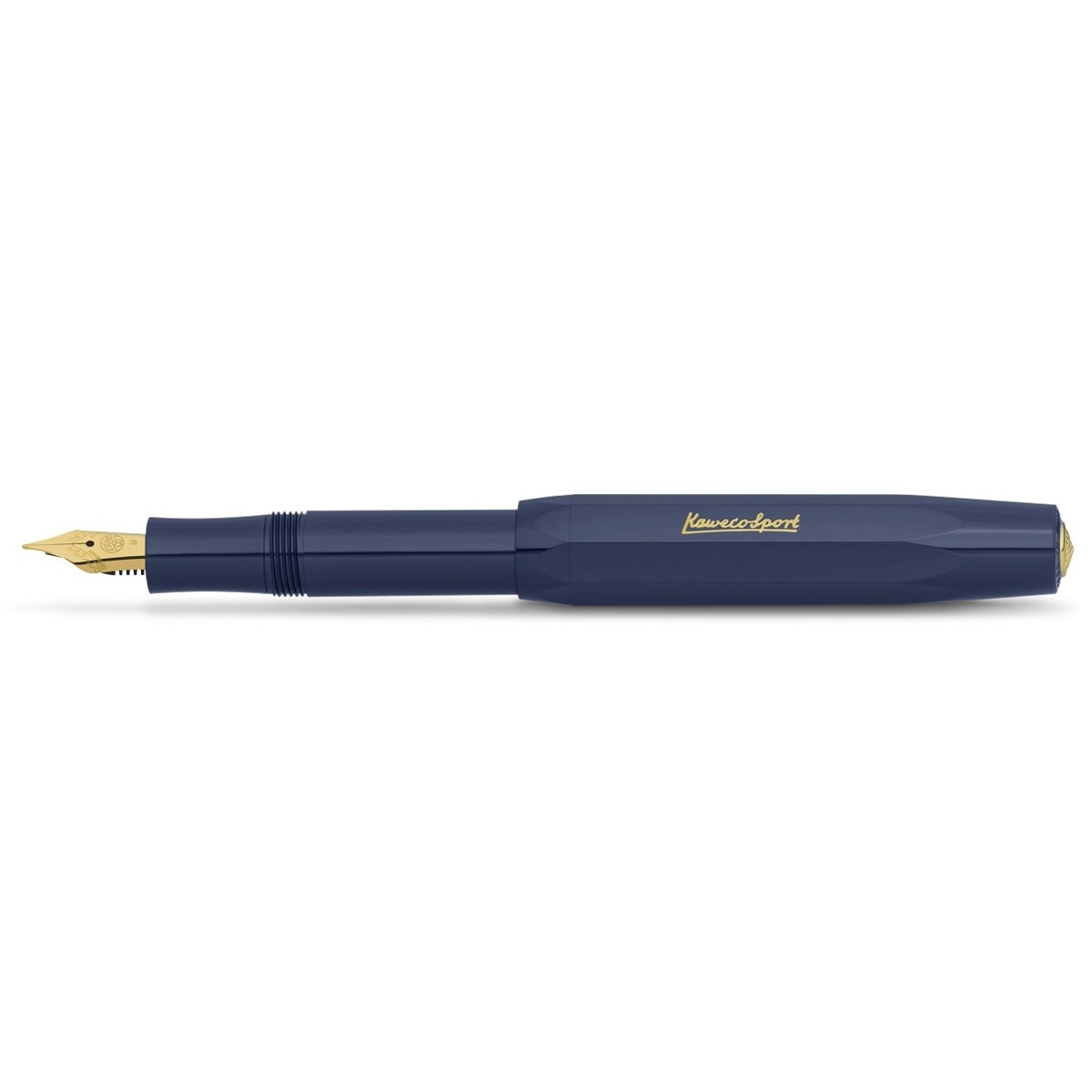 Imagem 0 de Caneta de aparo Sport Classic Kaweco azul e dourada