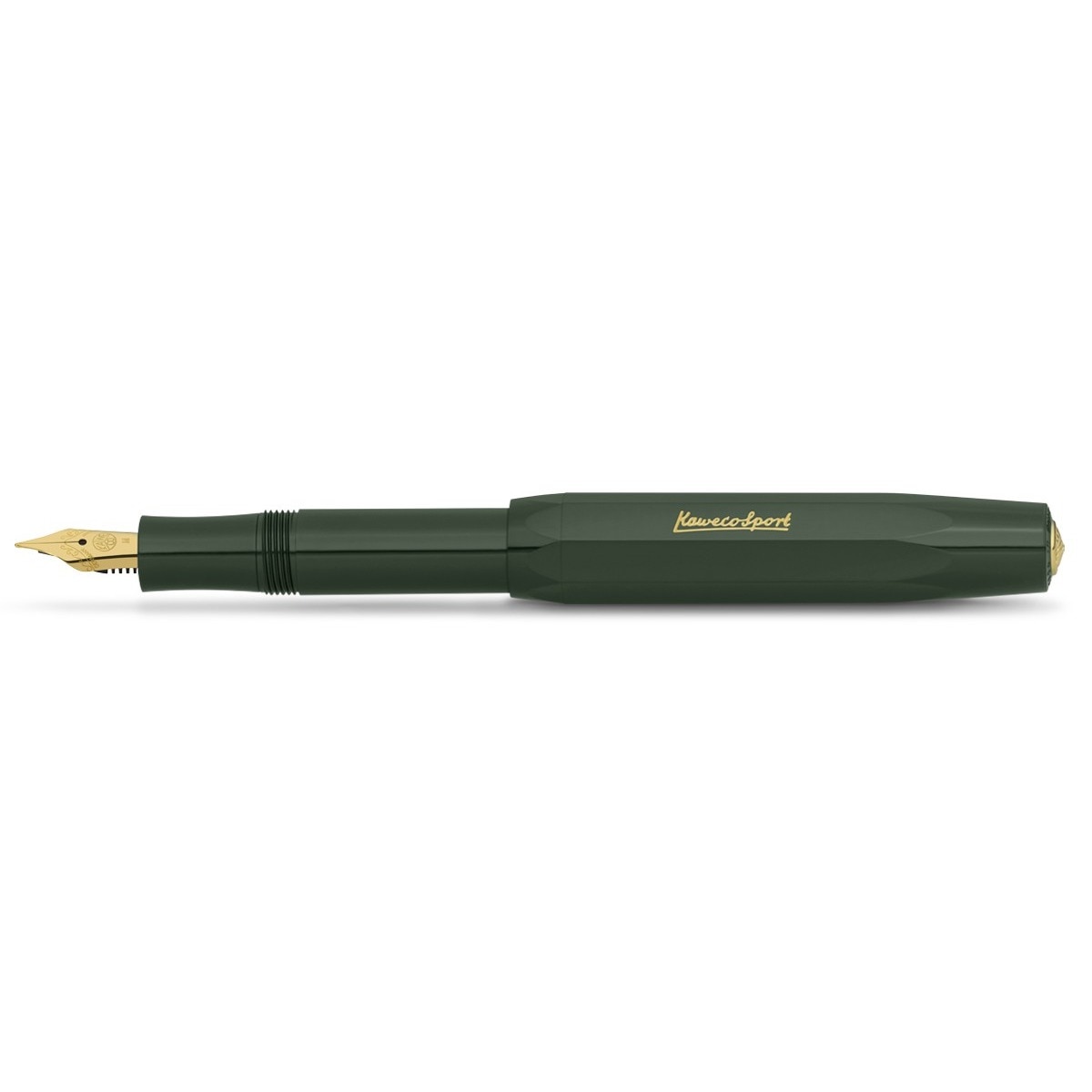 Imagem 0 de Caneta de aparo Sport Classic Especial Kaweco verde e dourada