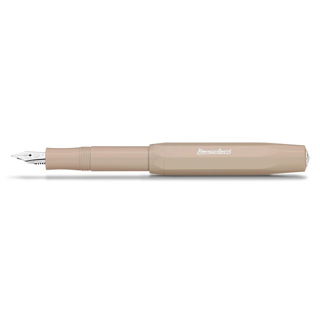 Imagem 0 de Caneta de aparo Sport Skyline Especial Kaweco cappuccino e cromada