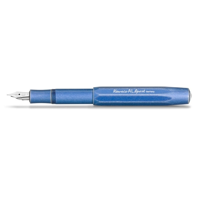 Imagem 0 de Caneta de aparo Alu Sport Kaweco Jeans azul e alumínio