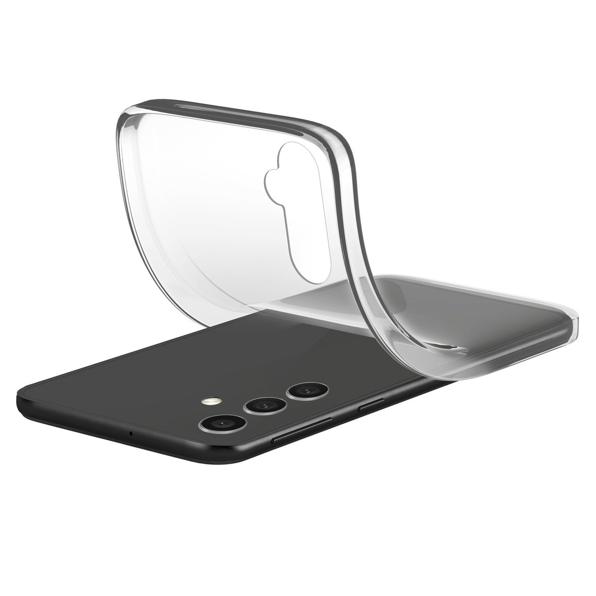 Funda transparente Cellular Line Soft para Samsung Galaxy A14 Transparente-2
