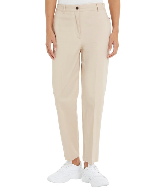 Imagen 0 de Pantalón de mujer chino de corte tapered y cintura alta