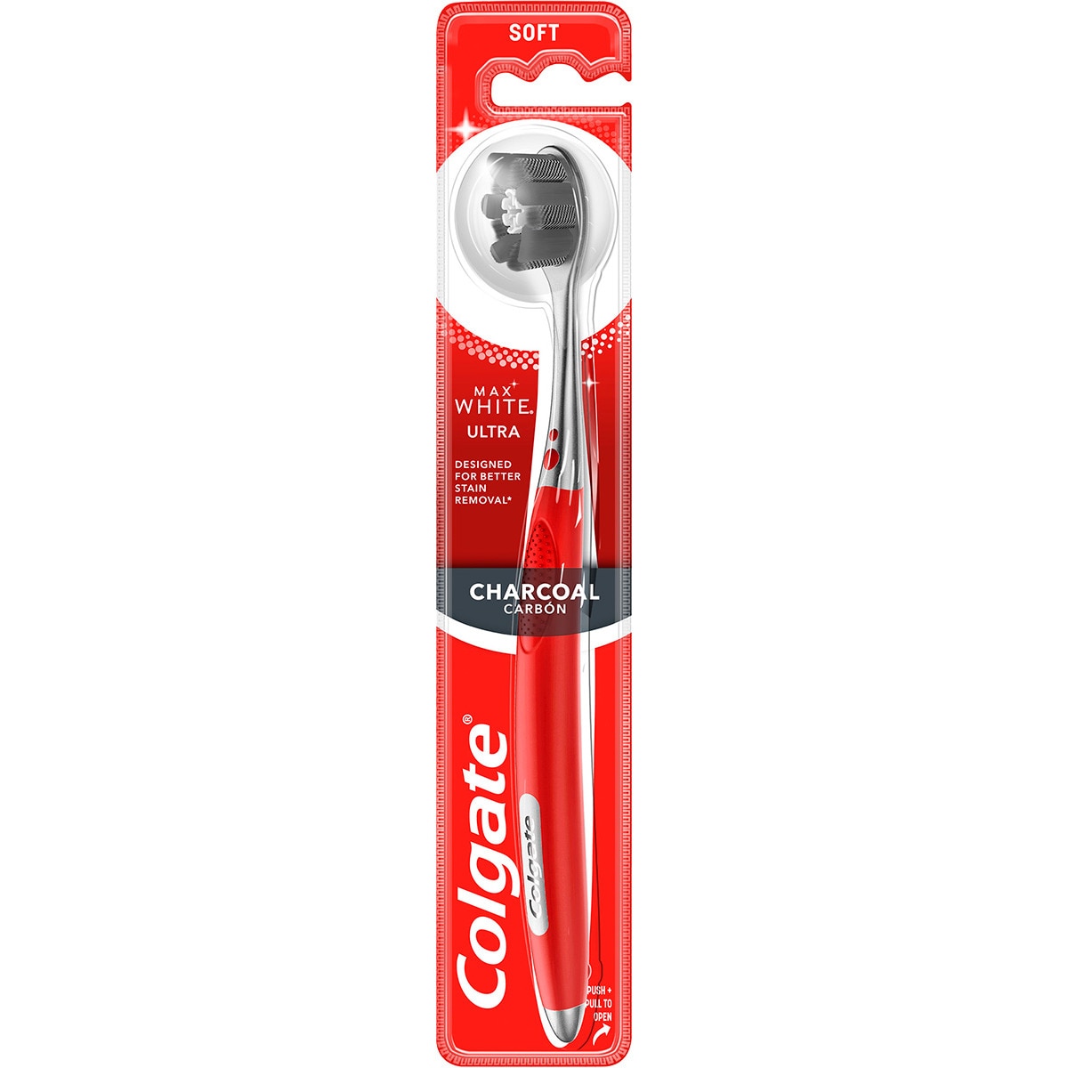 Escova de Dentes Max White Ultra Carbono Suave embalagem 1 unidade