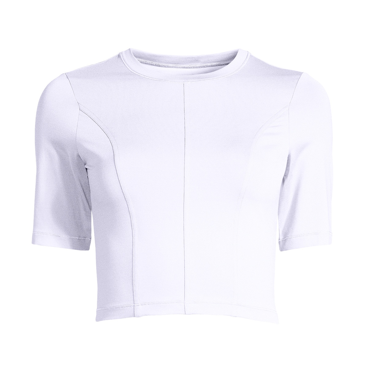 T-shirt de Mulher Corset Crop Branco-1