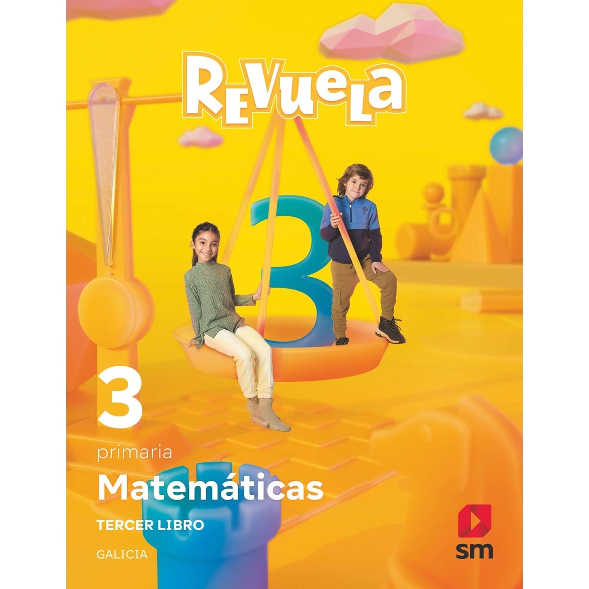 Matemáticas. Trimestres temáticos. 3 Primaria. Revuela. Galicia (Tapa blanda) 1