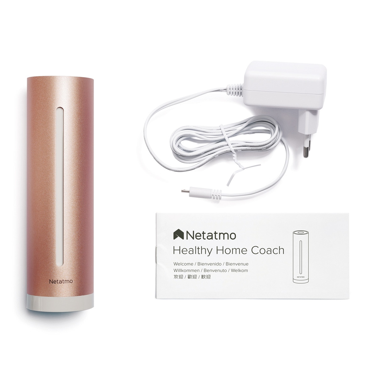 Medidor de calidad del aire Netatmo Healthy Home Coach Rosa-7