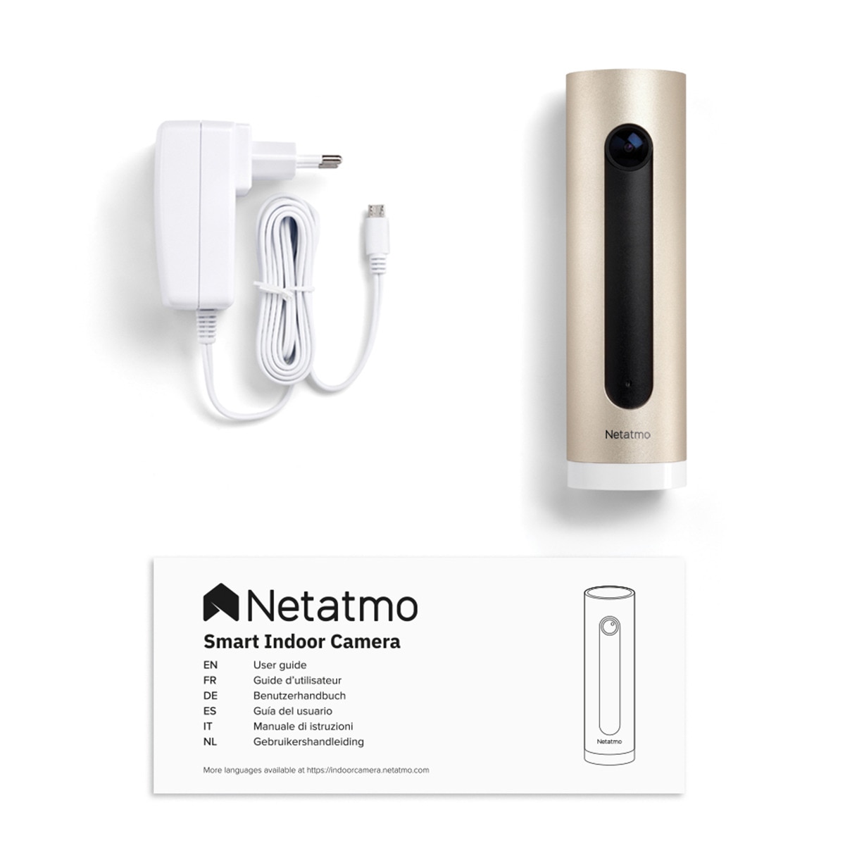 Cámara de seguridad interior Netatmo Welcome Aluminio / Dorado-7