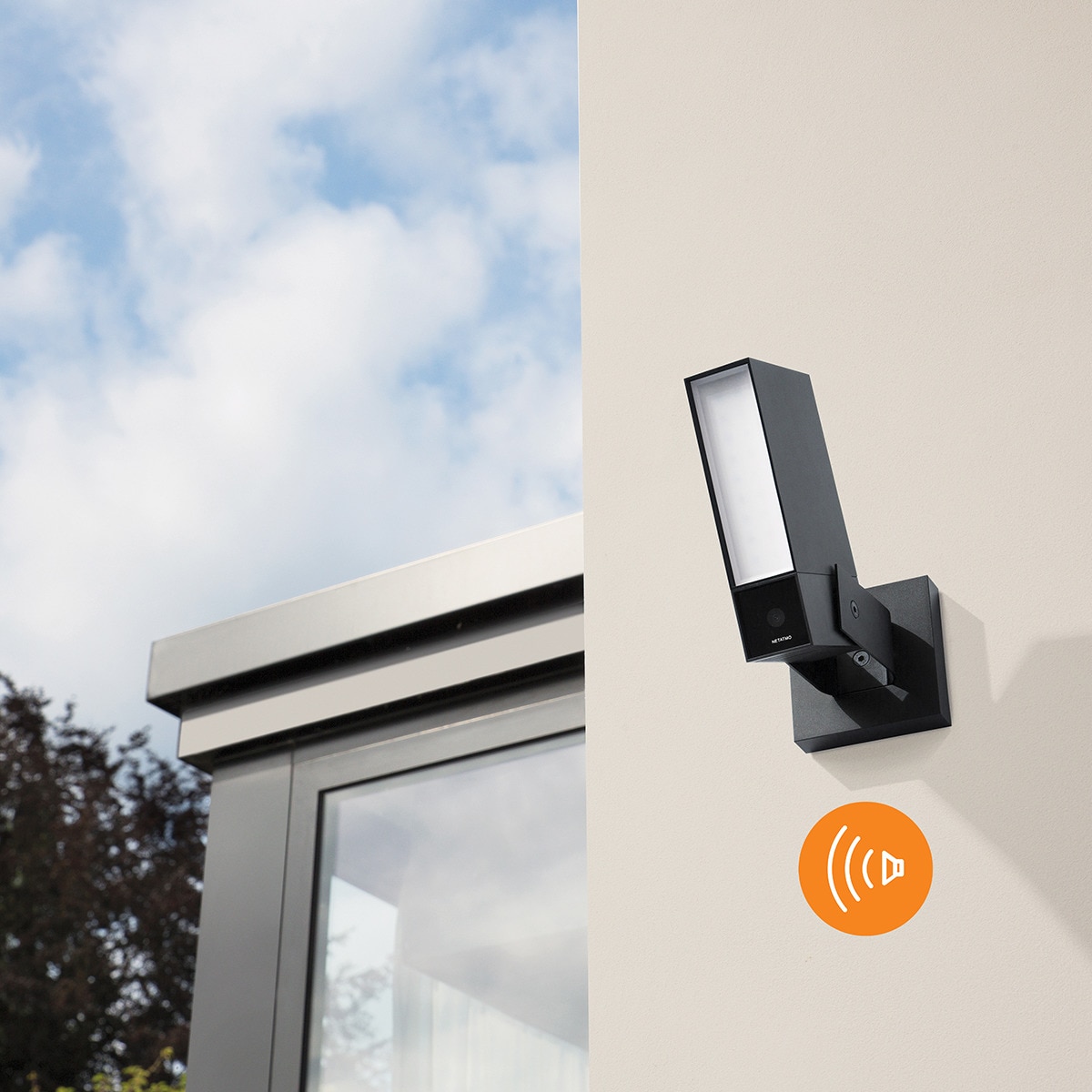 Cámara de vigilancia Wi-fi exterior Netatmo con sirena Full HD Negro-5