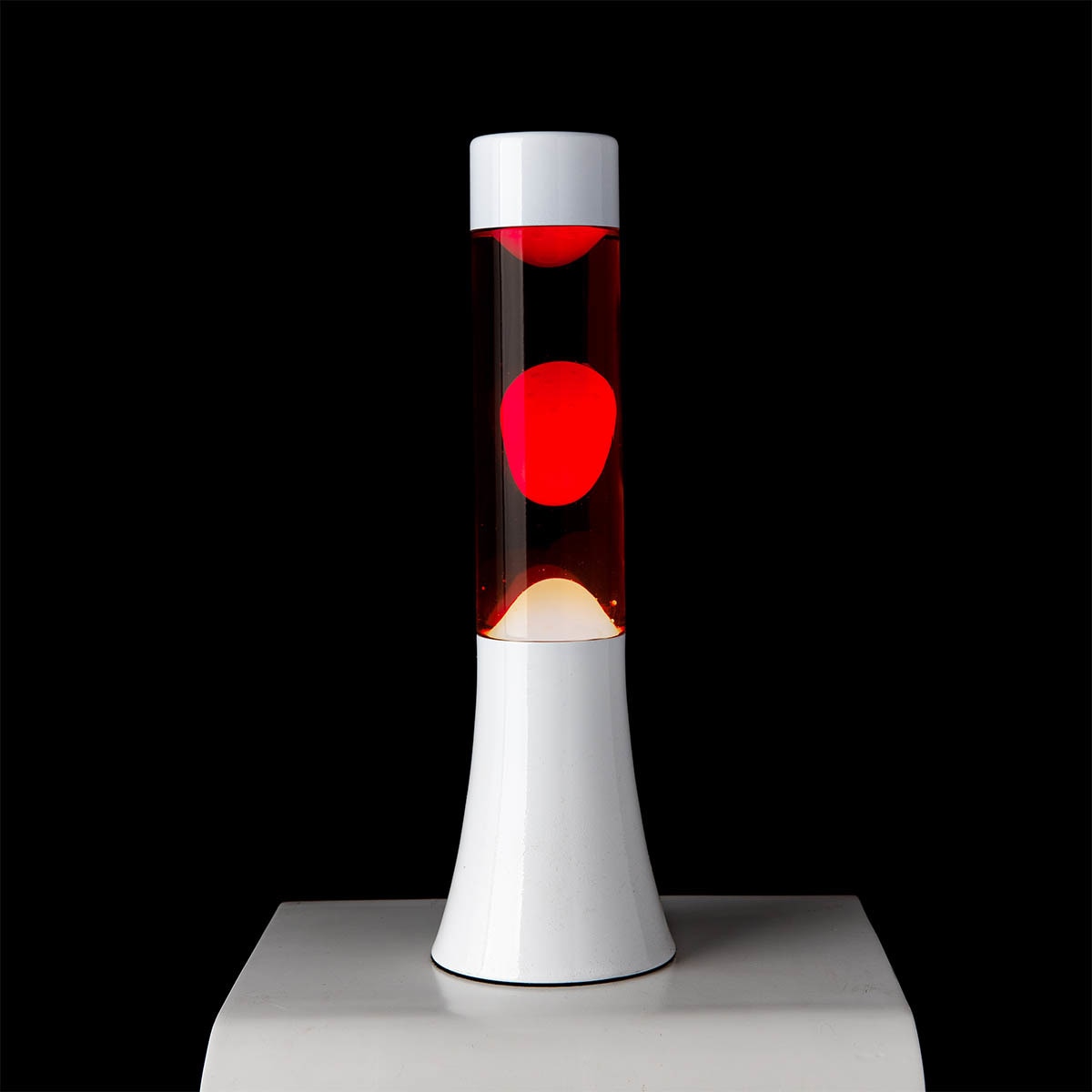 Candeeiro de Lava Mini - Vermelho/Branco 2