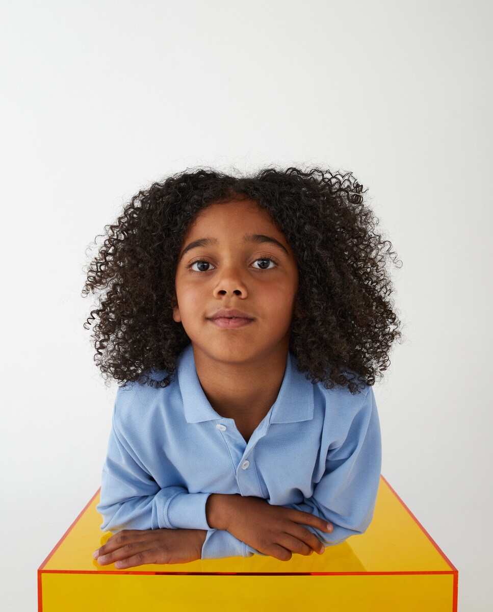 Polo piqué à manches longues