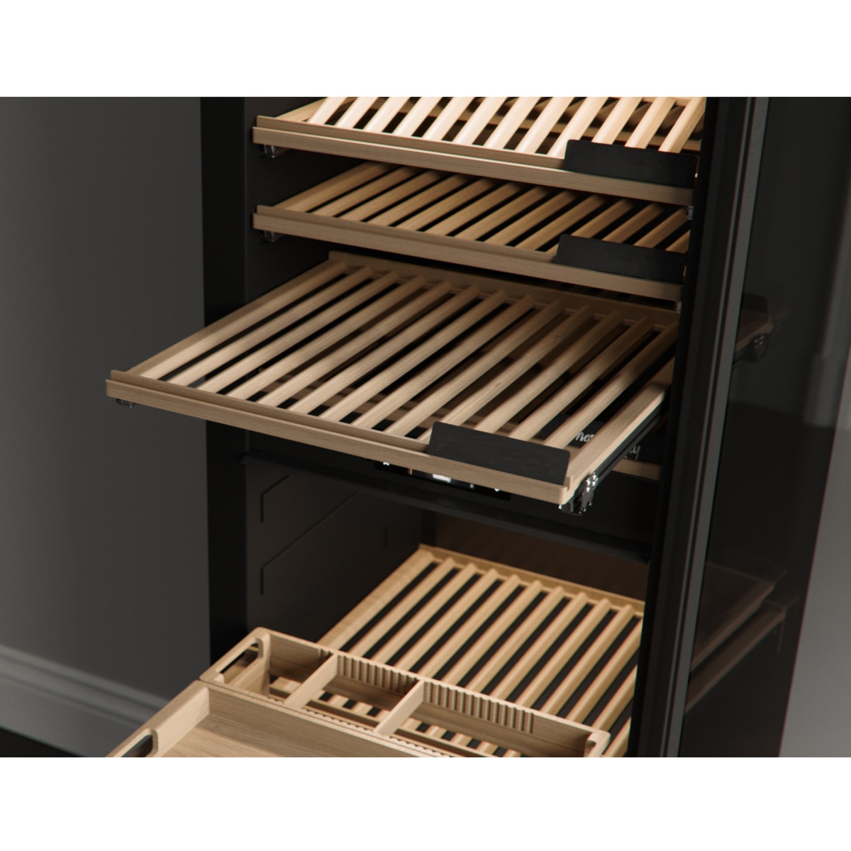 Vinoteca Asko para 190 botellas, 3 temperaturas - WCN311942G Negro-7