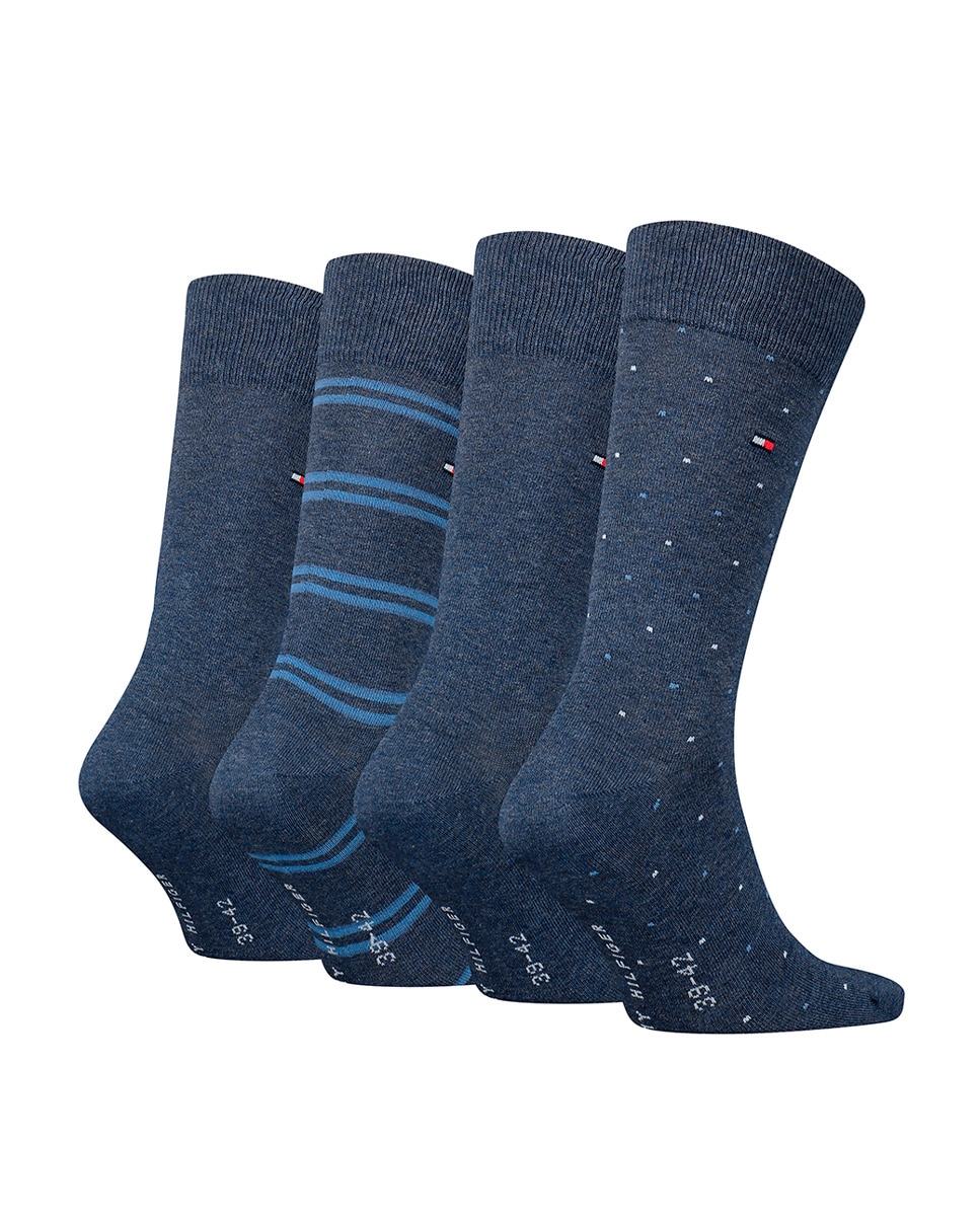Coffret cadeau en métal avec 4 paires de chaussettes
