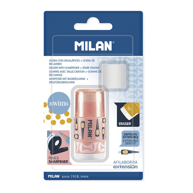 Imagem 0 de Blister de Afia e Borracha + 1 Borracha Suplente EXTENSION Swims