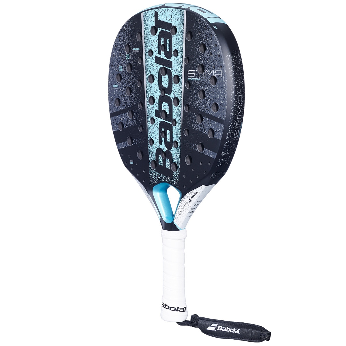 Raquete de Padel Stima Energy Preto / Turquesa-2