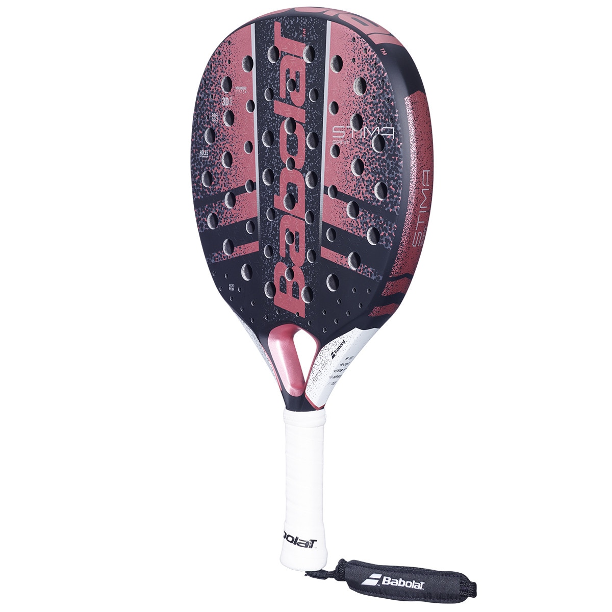 Raquete de Padel Stima Spirit Preto / Rosa-2