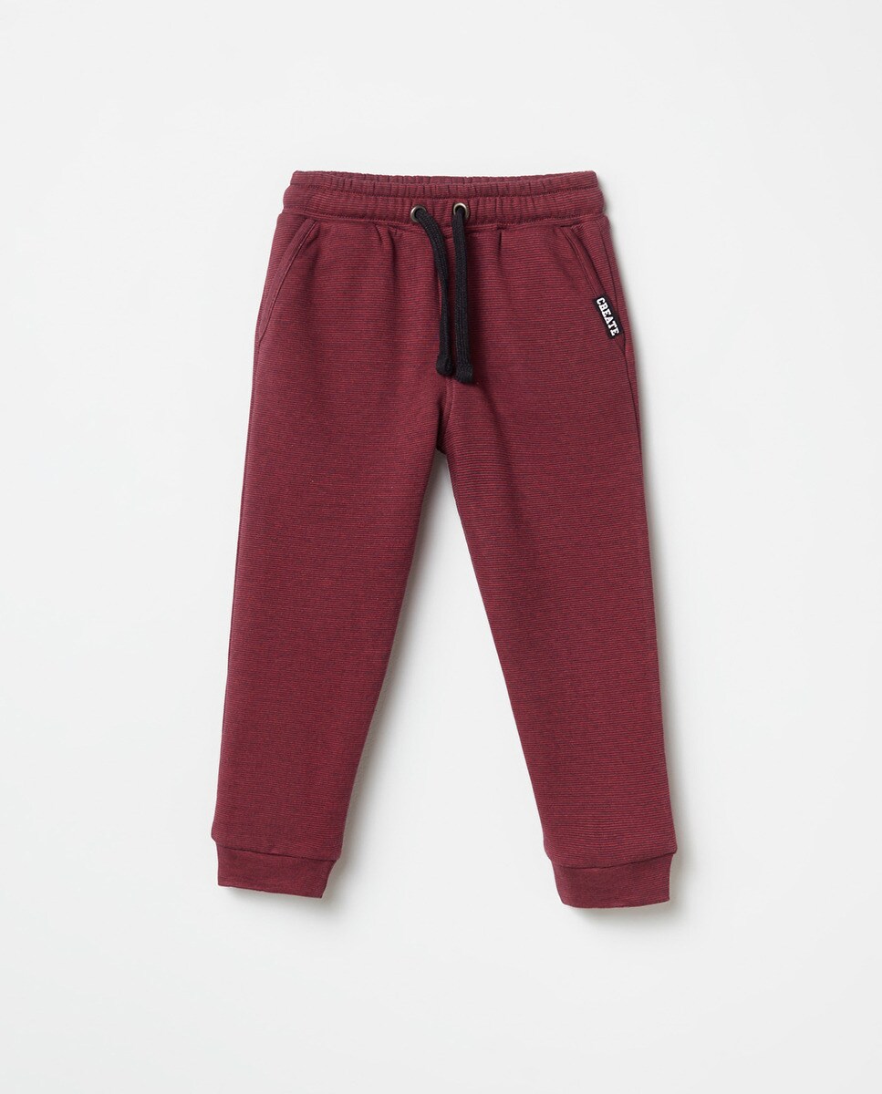 Pantalon jogger à motif