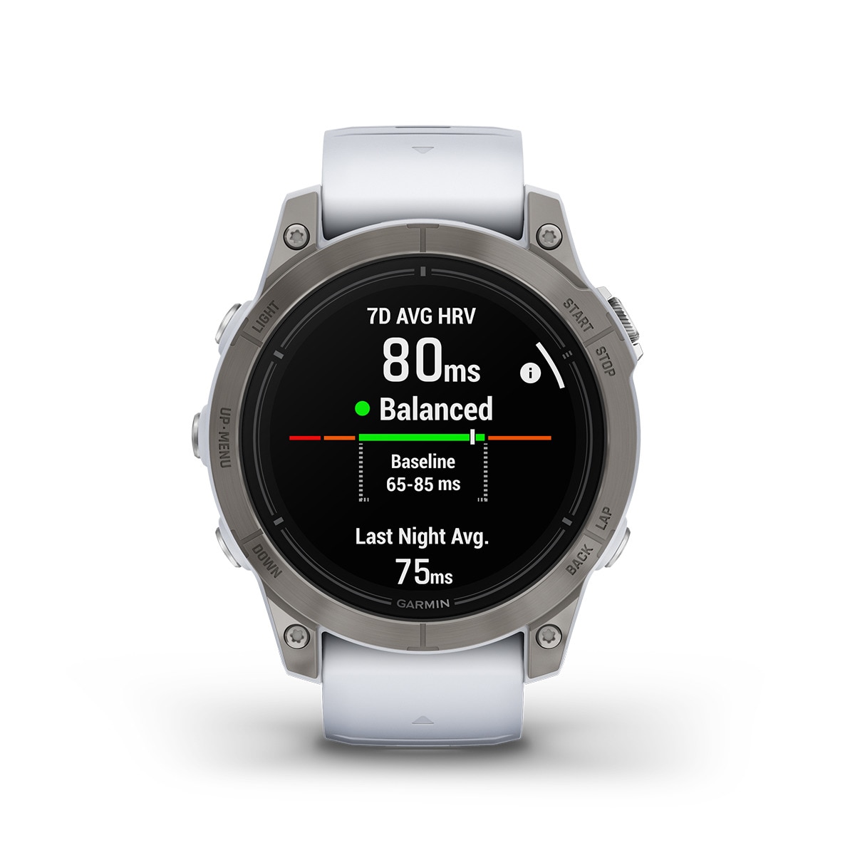 Relógio Smartwatch Epix Pro Safira (Gen 2) 47mm Branco / Cinzento-10