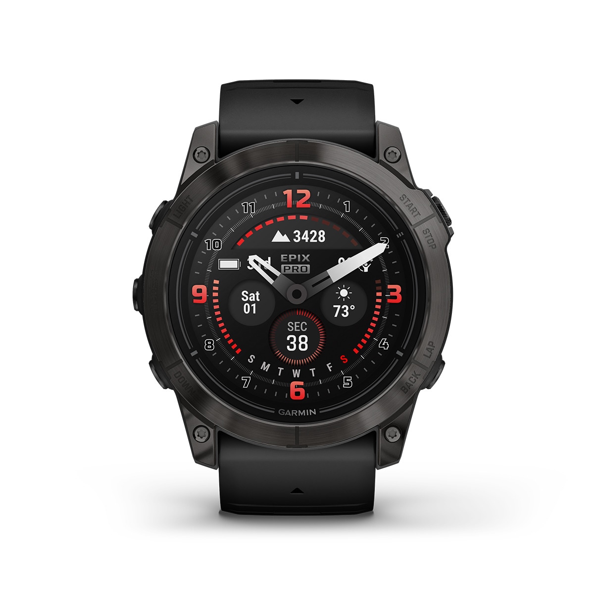 Relógio Smartwatch Epix Pro Safira (Gen 2) 51mm Cinzento / Preto-10