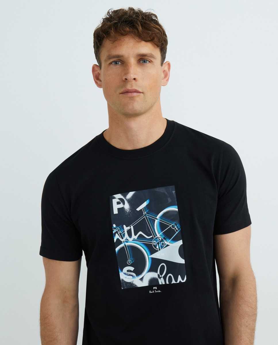 Tshirt manches courtes imprimé vélo