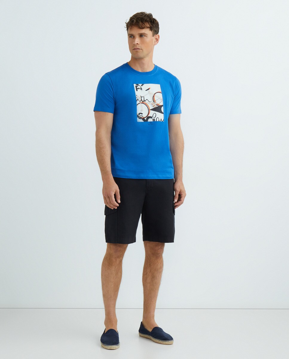 Tshirt manches courtes imprimé vélo