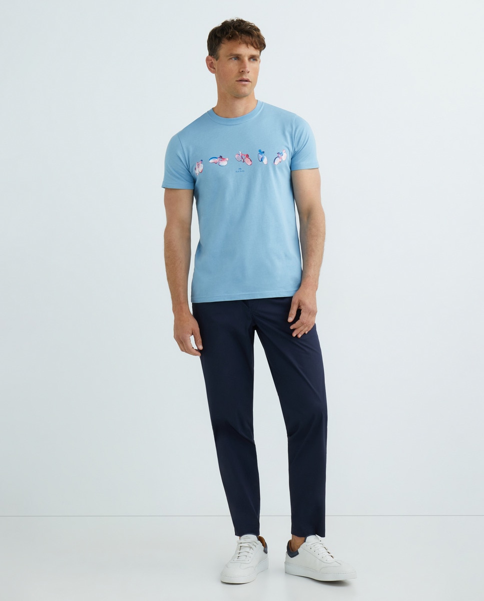 Tshirt manches courtes imprimé vélos