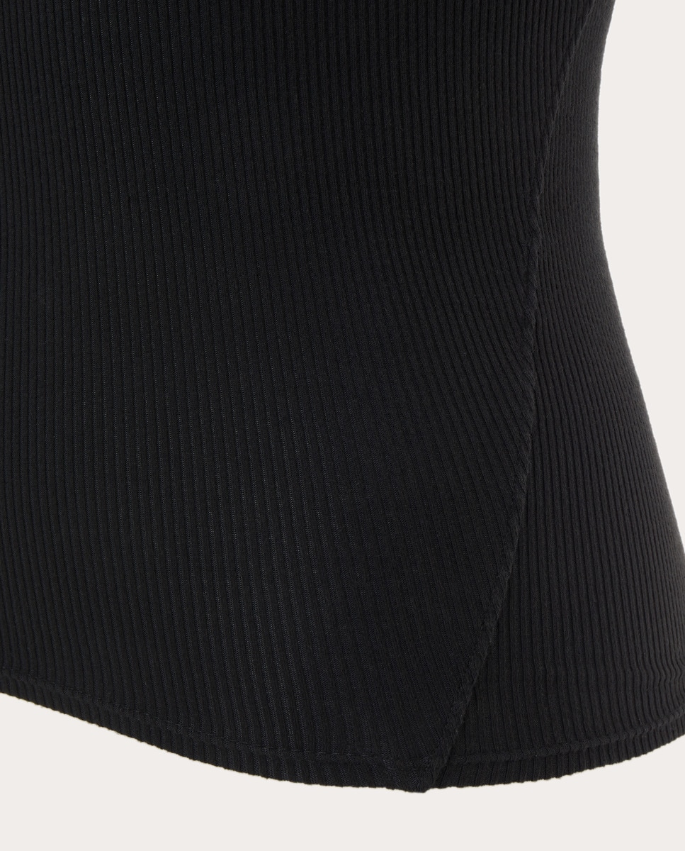Top de algodón Negro-4