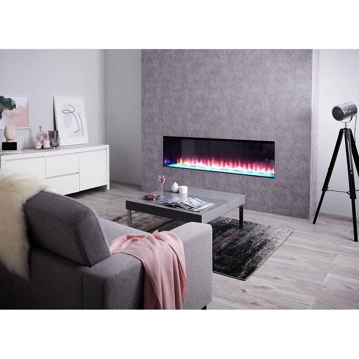 Chimenea Eléctrica New Forest 1600 Negro-7