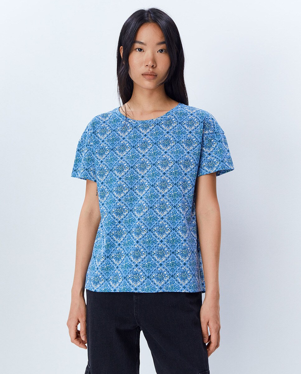 Tshirt basique imprimé