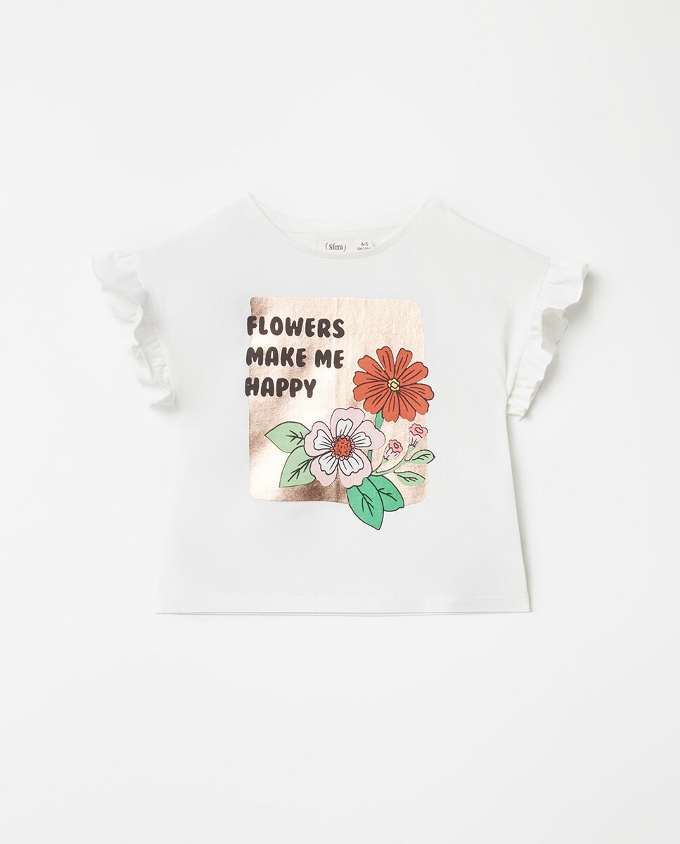 Tshirt fleurs