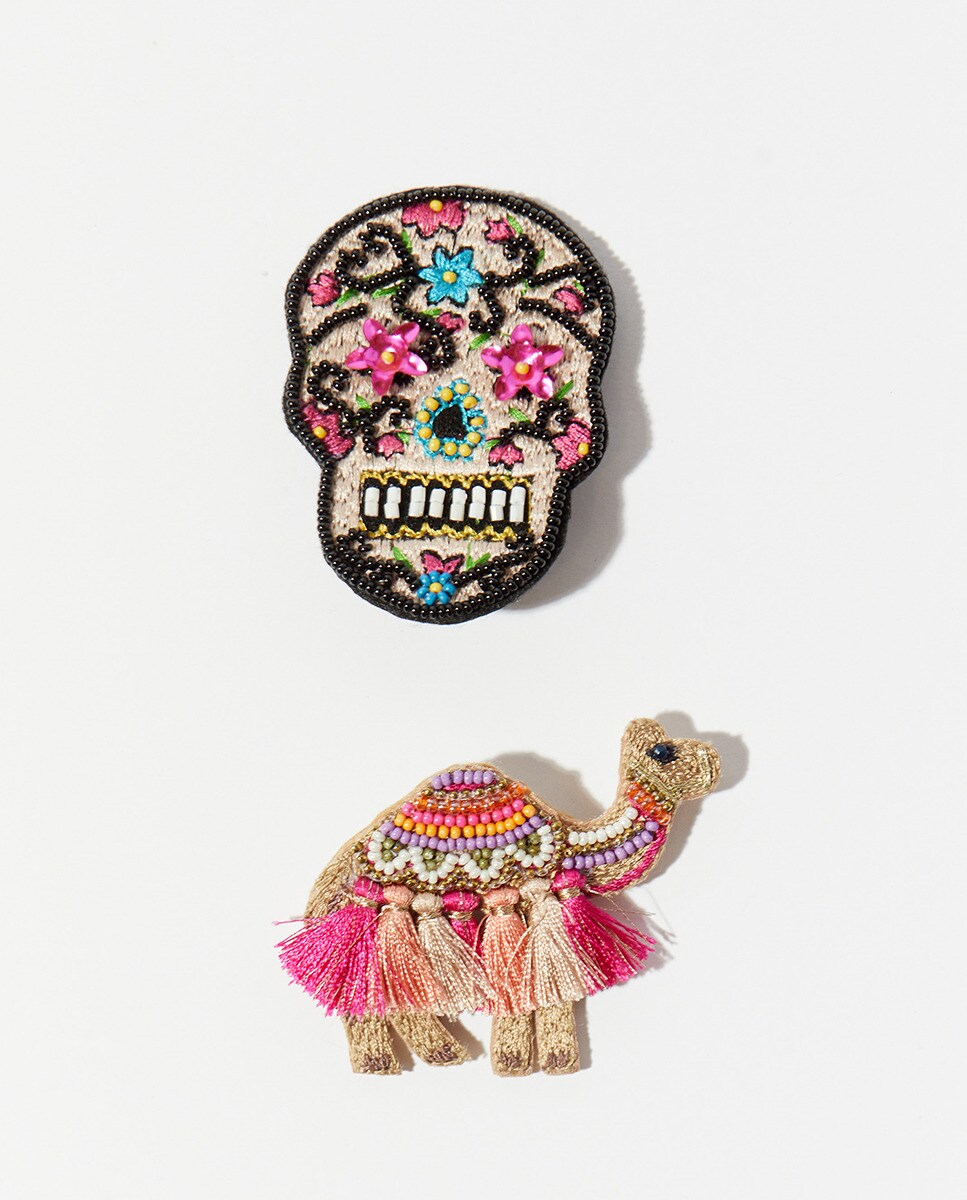 Lot broches catrina