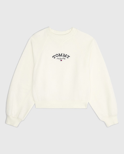 Imagen 0 de Sudadera de niña cuello redondo y logo