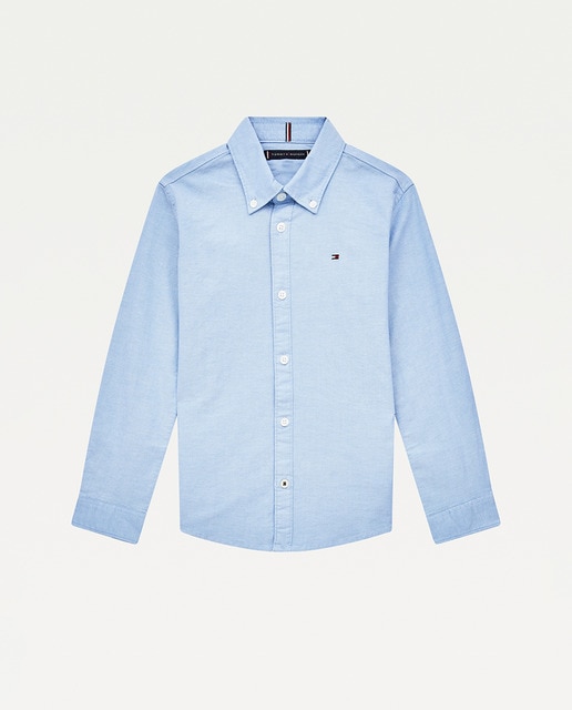 Imagen 0 de Camisa de bebé niño oxford con botones y manga larga