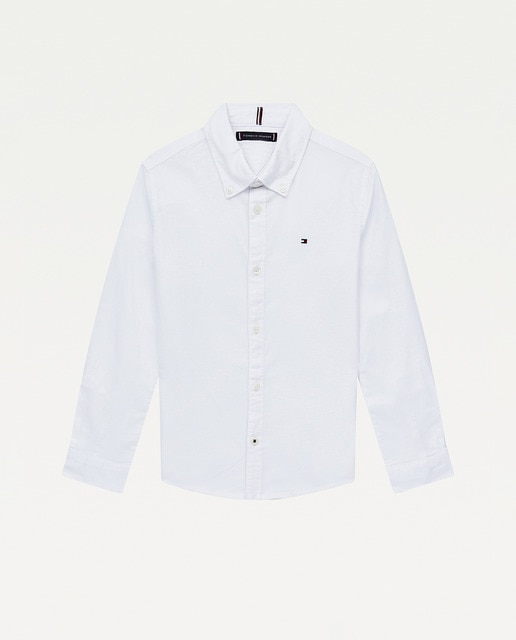 Imagen 0 de Camisa de bebé niño oxford con botones y manga larga